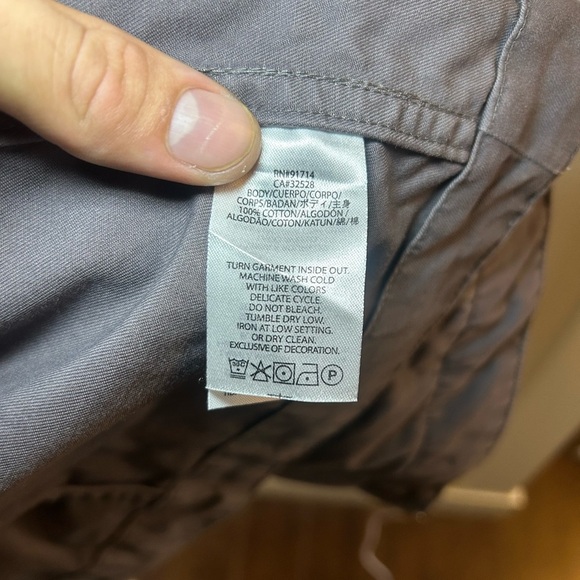 Vintage Armani Exchange Denim padded moto zip bike jacket - Picture 9 of 13